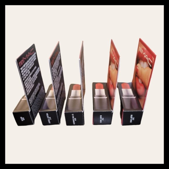 MAC Mini D For Danger Get It To Try Travel Gift Purse Perfect Lipstick New - Picture 6 of 9